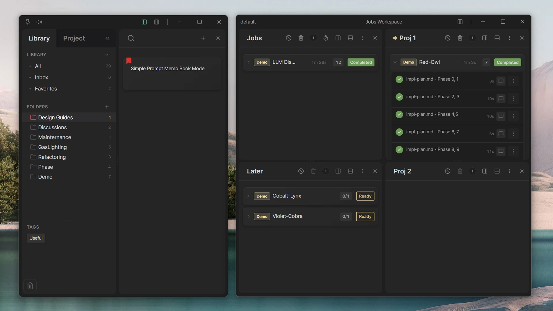 Prompt Combo interface screenshot 2